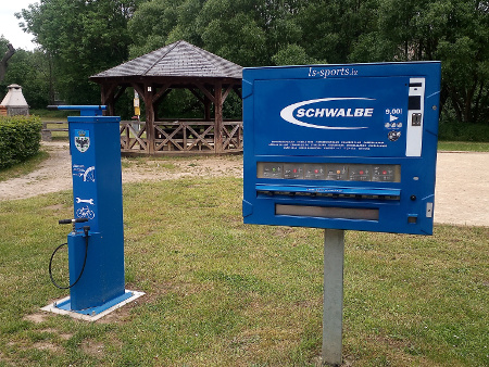 snoepautomaat voor fietsen